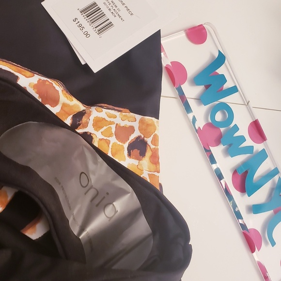 HP👙NEW $195 ONIA Giraffe Print Class High Cut Leg - Picture 4 of 7